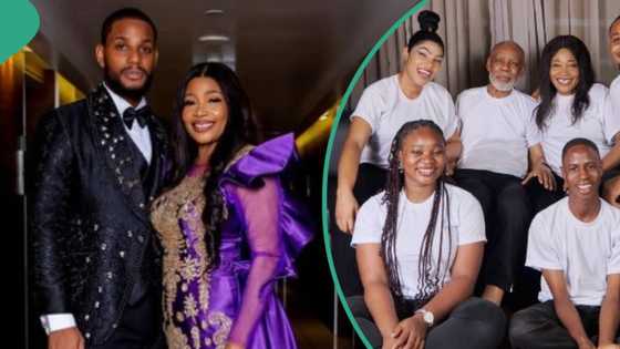 Alexx Ekubo shares pics, videos of family time, tries to get his Christian mum to sing Asake's song