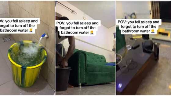 “Na Kusa Zaucewa”: Matashi Ya Sharbi Kuka Bayan Ya Farka Bacci Ya Ga Dakinsa Cike Da Ruwa, Bidiyo Ya Bayyana