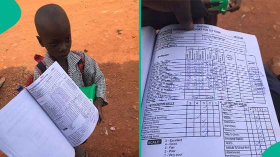Class teacher's remark on little boy's result sheet gets attention online