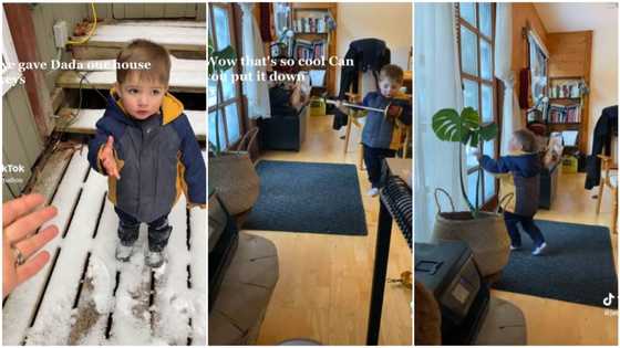 "Grab the chair there": Kid with small body climbs through window, unlocks door from back in viral video