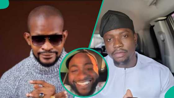 "On video call with Davido instead of begging govt to release ur son": Uche Maduagwu slams VDM's mum