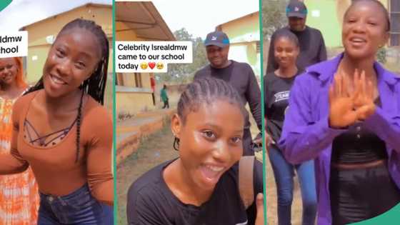 "Be like juju go pick wife": Lady shares video of Israel DMW having nice time with 4 female students
