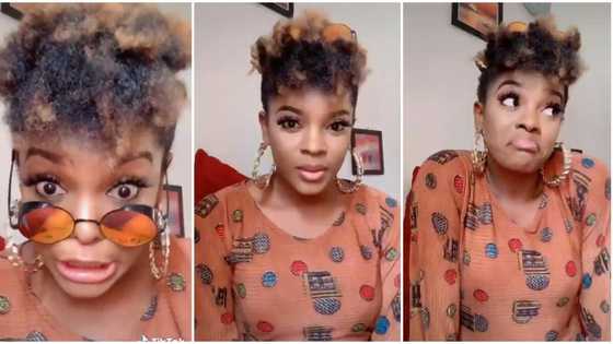 Talent choke: Nigerian lady switches between Russia and British accents, mimics Elon Gold in nice video