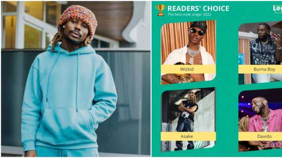 Asake wins 2022 Readers Choice Awards for best male singer, beats Davido, Wizkid, others