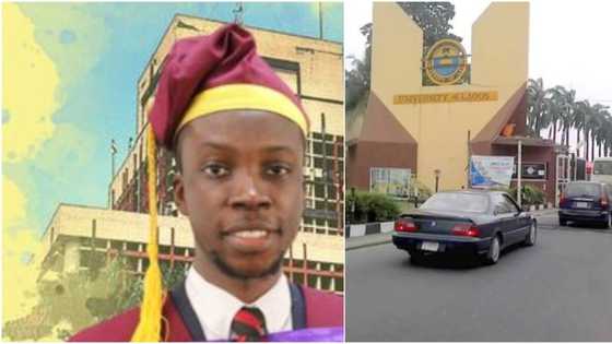 UNILAG celebrates its overall best graduating student with 4.98 CGPA, Nigerians react