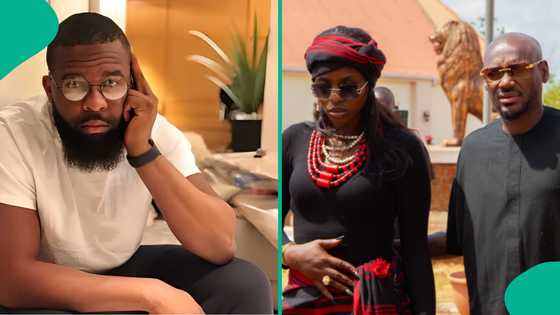 Oyemykke slams 2Baba over reaction to family's petition against wife, shares his observation