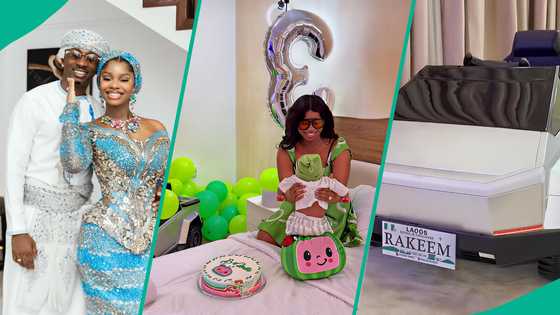 Priscilla, Juma Jux buy Cybertruck for son as he clocks 3 months, plush video of celebration trends