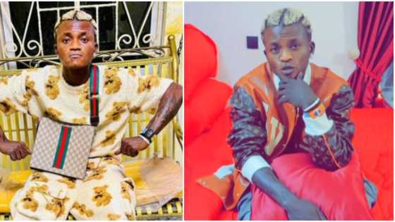 I don give you before na: Video of Portable arguing with women who asked him for money at Abule Egba emerges