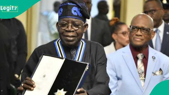 Bola Tinubu ya yi zarra a kasar St. Lucia, an ba shi lambar yabo mafi girma