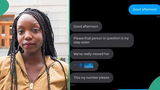 Lady looking for her siblings after losing contact 20 years ago finally gets response from them