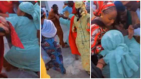 Married Nigerian lady scatters her husband's wedding ceremony to his 2nd wife, video stirs reactions
