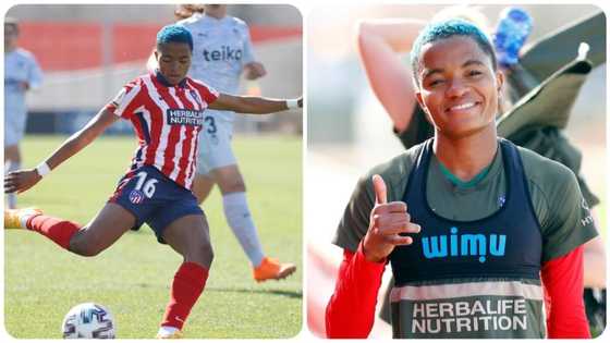 Jubilation as Nigeria star who plays for Atletico Madrid finally opens her goal account for the Spanish league outfit