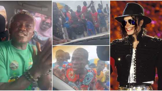 “I have more glory than Michael Jackson”: Portable says as large crowd chases, surrounds his car on the street