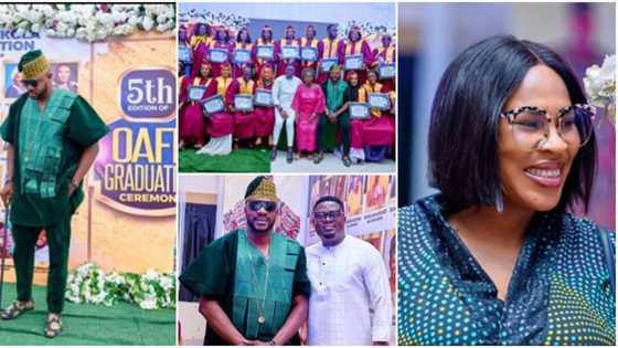 "OAFP@5": Muyiwa Ademola, Femi Adebayo, Others storm Odunlade Adekola's film school graduation ceremony