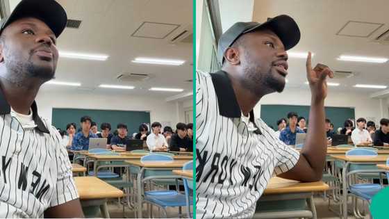 Nigerian man who's the only black person in Japanese class shares his experience