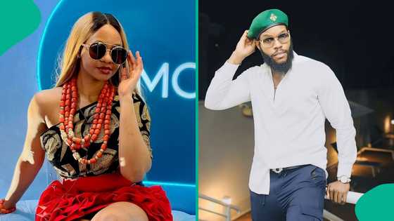 BBNaija 9 lovers react as Victoria whines & grinds on Ozee at party after reconciliation