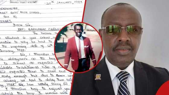 Man shares letter written to his school in 1987 explaining why he was absent from class