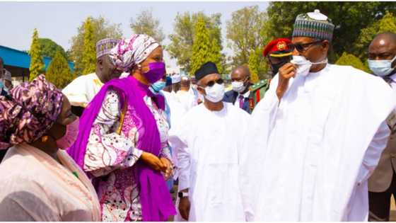 Watanni bayan dakatar da ita, Hadiza Bala Usman ta ga shugaba Buhari