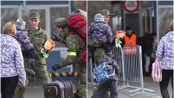 Police officers spread joy at the Ukraine-Slovakia border, play around with little kids in amazing video