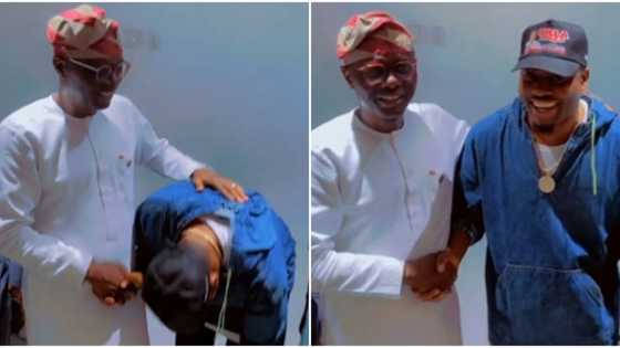 "Which post dem wan give you now?" Reactions as Lege finally meets Sanwo-Olu after governorship election