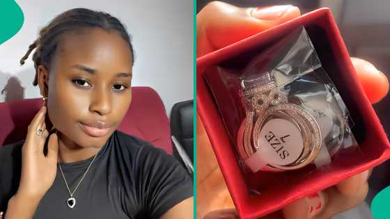 Husband buys bigger ring for wife after Lagos man refused to stop asking her out, video trends