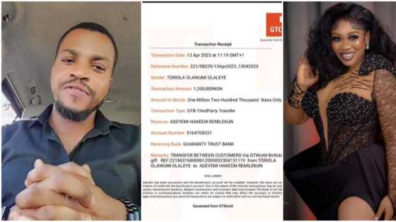 "I don't know how to repay you": Wumi Toriola's bestie Akeem Adeyemi showers her prayers for gifting him N1.2m