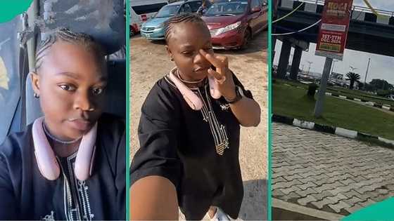 Lady refuses to spend N152k on flight from Abuja to Uyo, enters bus for 12 hours, video trends