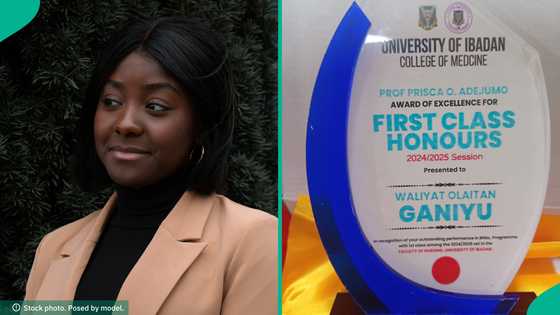 University of Ibadan nursing student who switched from OAU celebrates as she bags first-class degree