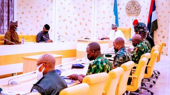 BREAKING: Buhari convenes fresh security meeting at Presidential Villa after robbery attempt at Chief of Staff's residence