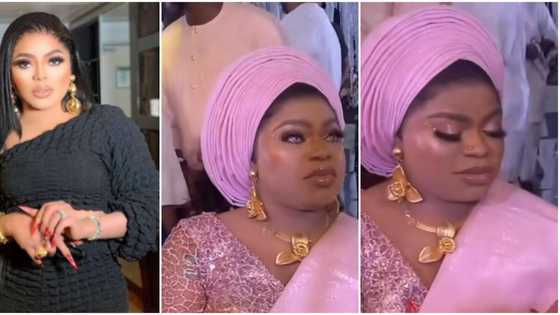 "Be like mummy of Lagos don get belle": Nigerians suspicious as Bobrisky looks different in new video