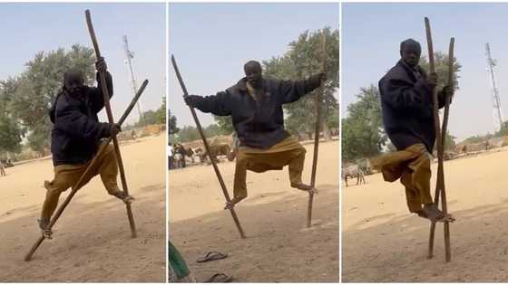 "African Jackie Chan": Old man performs powerful movie stunts in street, video of his accuracy goes viral