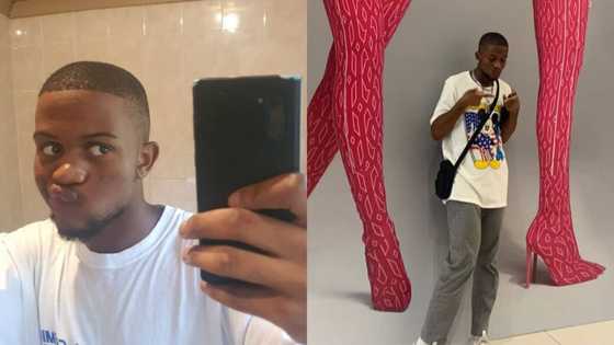 Young man overjoyed after getting university scholarship to study dream course