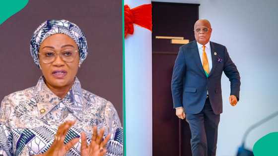 Heartwarming moment First Lady Oluremi Tinubu plays table tennis with Akwa Ibom's Gov Eno