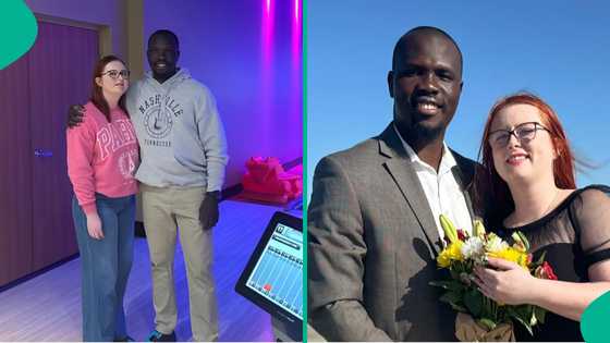 Nigerian man who met his US in-laws rejoices after being told there's no bride price to be paid