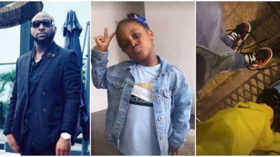 Davido rocks matching shoes with Hailey as they spend quality time together