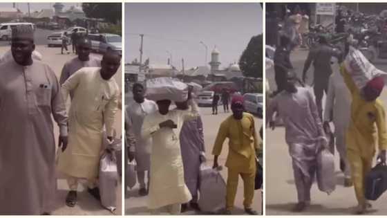 An Yi Dirama Yayin Da Wani Ya Taho Ofishin CBN Na Kano Dauke Na Tsaffin Kudi N50m Cikin Buhu, Bidiyon Ya Bazu