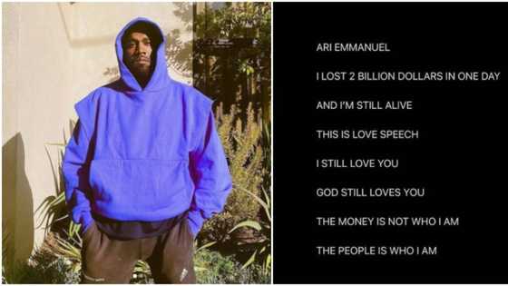 “The money is not who I am”: Kanye West preaches love on social media after losing $2 billion in one day