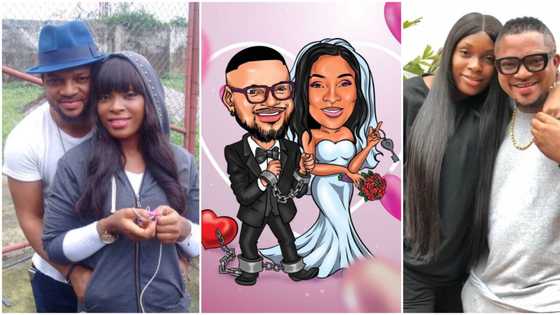 Nollywood actor Walter Anga "renews vows" with wife Esther as they mark 13th wedding anniversary