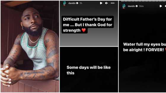 “Difficult Father’s Day for me”: Davido shares heartbreaking message on social media, thanks God for strength