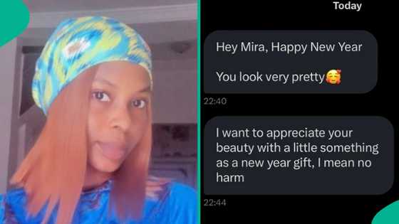 Chat surfaces as lady gets N600k from man for being beautiful, people react