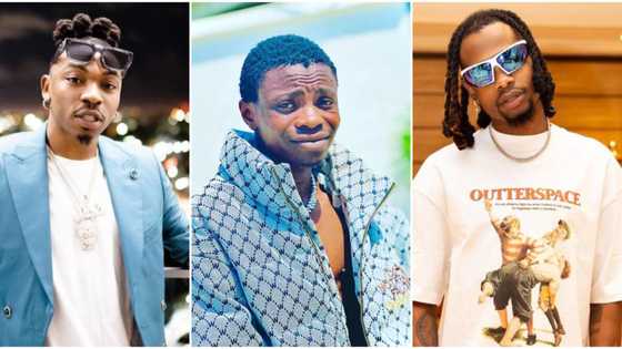 Young Duu dances with composure as he parties with Mayorkun and Yhemo Lee, video goes viral