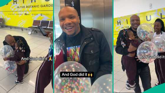 Man who relocated while wife was pregnant meets daughter for first time, heartwarming video trends