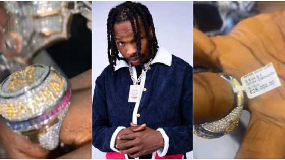 Naira Marley splurges huge N12.5 million on diamond studded ring to celebrate 31st birthday, flaunts it online