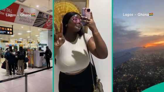 Nigerian lady who travelled from Lagos to Ghana on Air Peace speaks on her issue with yellow card