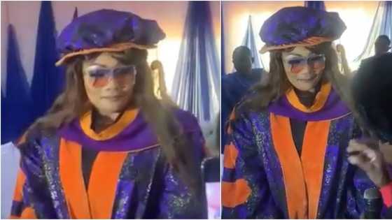 Congratulations pour in for actress Eucharia Anunobi as she bags doctorate degree