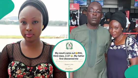 Father uses house money to send daughter with 3rd class abroad, she shares emotional story