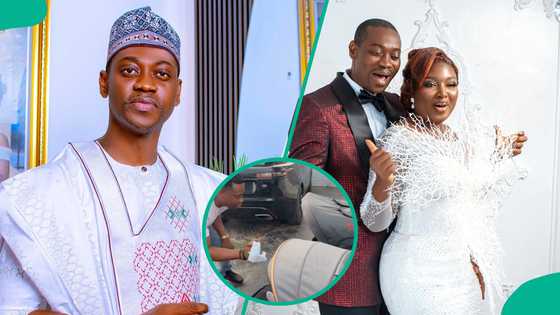 Lateef Adedimeji gives triplets hilarious movie roles, fans gush over their cuteness