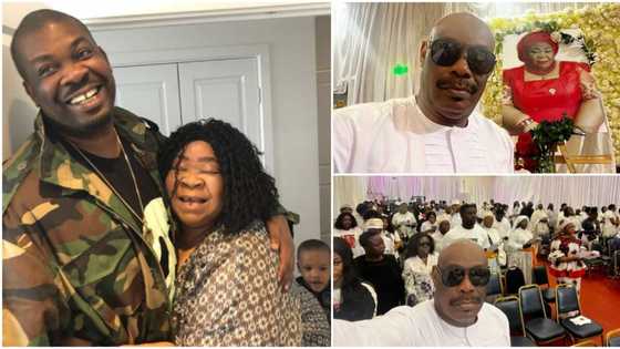 Service of song for Don Jazzy’s late mum holds in Dublin as videos & pics emerge, burial date announced