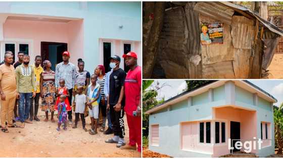 Philanthropist, Arnold Ekweoba donates 2-bedroom bungalow to widow in Anambra