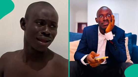 Geh Geh reacts as some aggrieved women reportedly leak his tape: "He carry small engine"